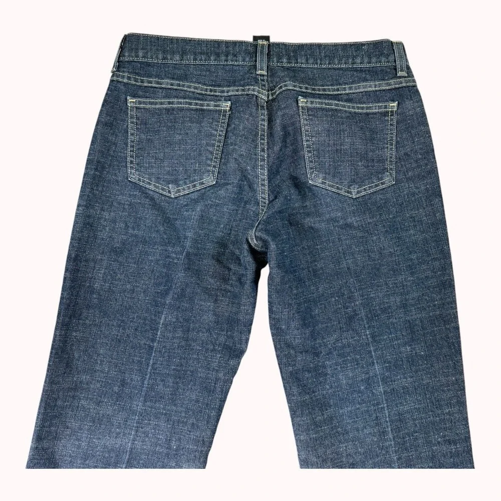 Kenneth Cole Jeans Womens 8 (30x31)‎ Blue Flare Wide Leg Stretch USA